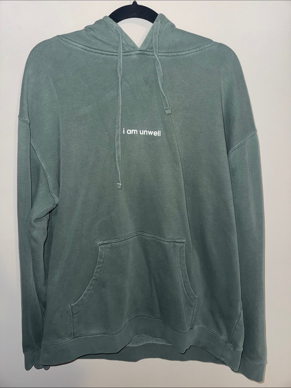Barstool Sports Call Her Daddy “i am unwell” Oversized Hoodie - Sage Green